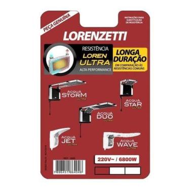 Imagem de Resistência Ducha Acqua Storm Ultra 6800w X 220v Lorenzetti