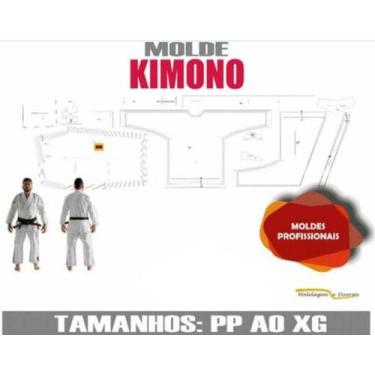 Imagem de Molde Kimono lutas, Modelagem&Diversos, P Ao Xg
