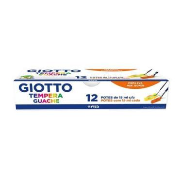 Imagem de Tinta Guache Giotto C/ 12 Cores - 15ml