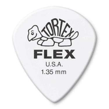 Imagem de Palheta Dunlop Tortex Flex Jazz III 1,35 MM UNIDADE 468R1.35