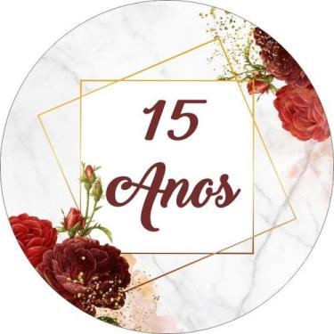 Imagem de Painel Redondo C/ Elástico 1,50m 15 Anos - Fadrix