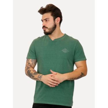 Imagem de Camiseta Reserva Masculina Aquarela Fill Stoned Verde, XXL/GGG