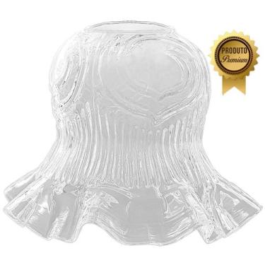 Imagem de Tulipa Caracol Sem Colar Transparente P/ Pendente Lustre - CM GLASS - 