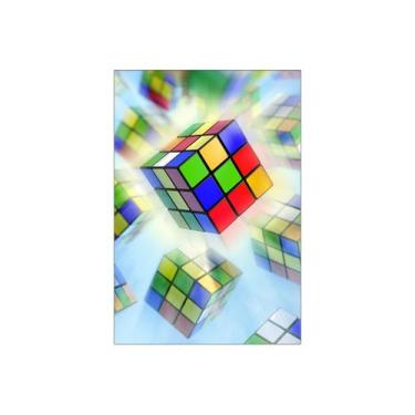 Imagem de Painel De Festa Vertical 1,50 x 2,20 -  Cubo Mágico 017 - Via Cores