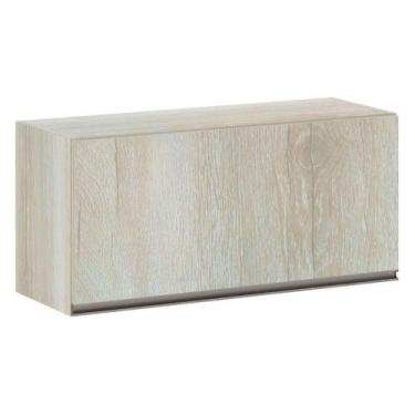 Imagem de Armário Basculante Luciane 80cm 1 Porta Luci Legno Crema - LUCIANE MÓV