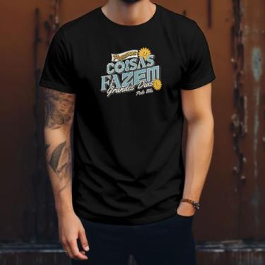 Imagem de Camiseta Masculina Casual Estilosa Leve em Algodão Polo Blu do P ao G1