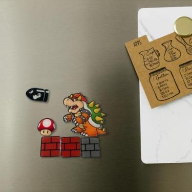 Imagem de Kit Imãs Geladeira Geek com 6 pcs de clássico video games - LAURA MULT