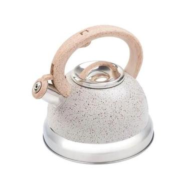 Imagem de Chaleira Roma Inox 2,7L com Apito de Indução Vanilla 4875/100 Brinox, 