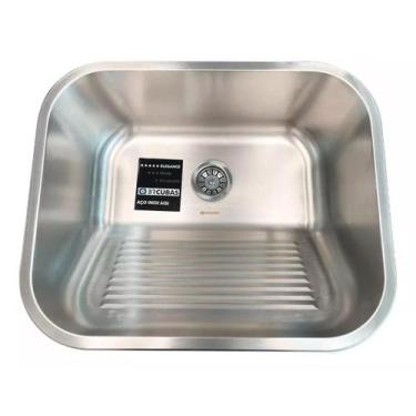 Imagem de Tanque br cubas elegance 50x40x22,5cm inox 304 0.8mm, acetinado sd0949