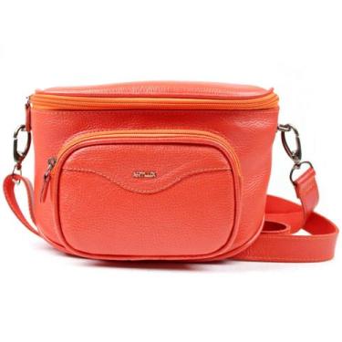 Imagem de Pochete Guaiaca Colors em Couro Artlux 9049, Laranja