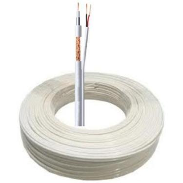 Imagem de Cabo Coaxial Bipolar 4Mm Flexivel 80% De Malha 100M - New Line Cable