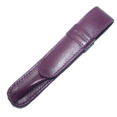 Imagem de Estojo Para Caneta Vuarnet Couro Para 1 Peça Roxo