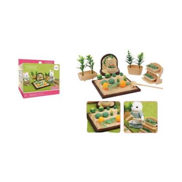 Imagem de Mini Coelho Villa - Conjunto de Móveis para Meninas - Brinquedo de Faz