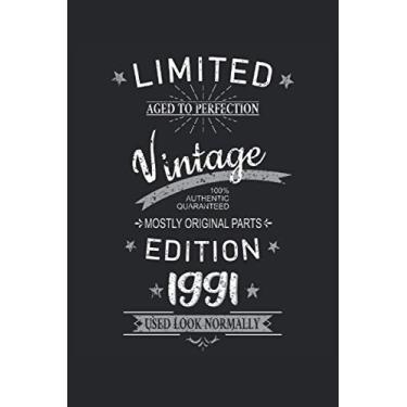 Imagem de 30. Geburtstag Limited 30 Jahre Edition 1991 Graphic Deko Vintage: NOTIZBUCH - Lustiges Geburtstags Geschenk, Geschenkidee - A5 (6x9) - 120 Seiten - ... Planer, Geburtstag, Lustig, Jahrgang, Spruch