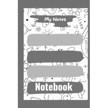 Imagem de My note (Notebook): 60 sheets or 120 pages in a lined 6 x 9 notebook with the graphics cover "My Note" as perfect logbook.
