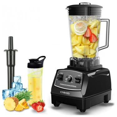 Imagem de Liquidificador Profissional Capacidade 2L 9 Velocidades 1500W, 110v, CRANDDI YL 010 R, Vermelho