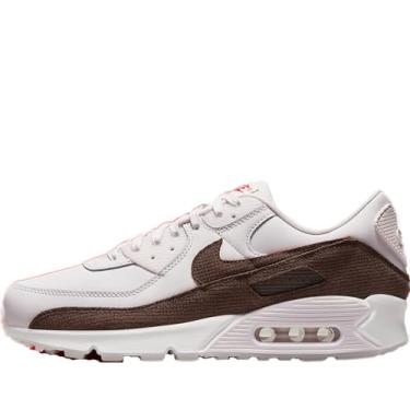 Imagem de Nike T nis masculino Air Max 90 Retro Laser Blue 2020 CJ6779-100, Rosa p rola/marrom barroco, 8