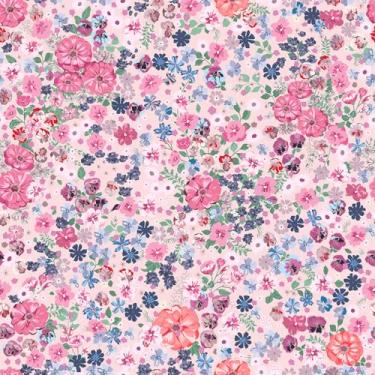 Imagem de VEELIKE Papel de parede floral rosa para berçário de quarto de meninas 43 x 39 cm papel de parede removível para contato com gavetas de armários