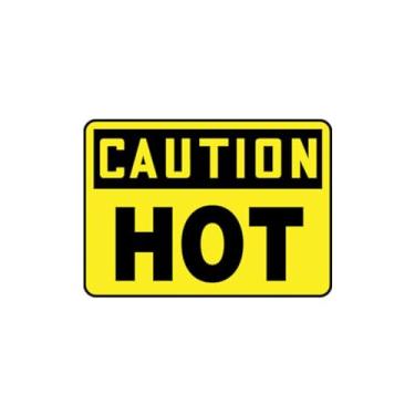 Imagem de Accuform Placa de segurança "Caution Hot", Aluma-Lite™, 25,4 x 35,5 cm (MCPG612XL)