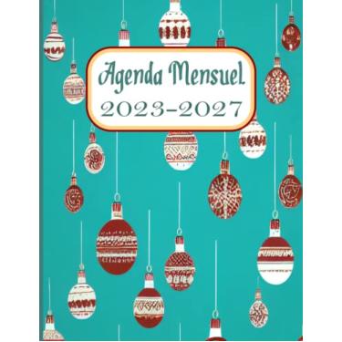 Imagem de Agenda Mensuel 2023-2027: 5 Ans | Agenda Journalier, Avec une belle couverture de Noël. Semainier et Mensuel De Janvier 2023 a Décembre 2027 | ... et Planificateur de 60 Mois | Grand Format A4