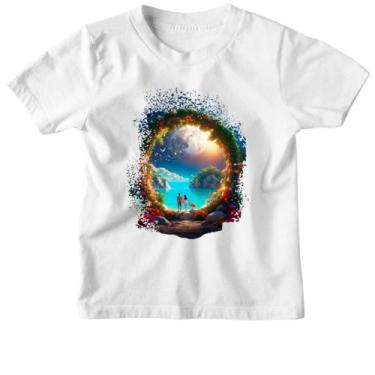 Imagem de Camiseta Infantil Portal para o paraiso - Alearts, 12