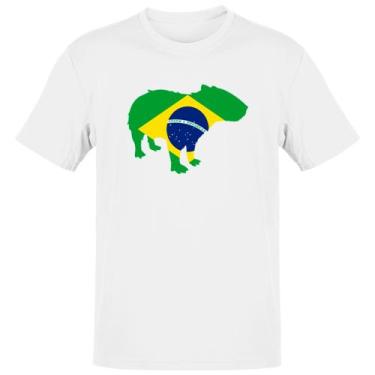 Imagem de Camiseta Unissex Capivara Fauna Brasileira - Alearts, GG