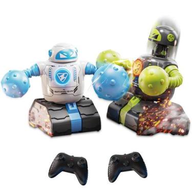 Imagem de Robôs de Combate com Controle Remoto - Conjunto com 2 Unidades - Com S