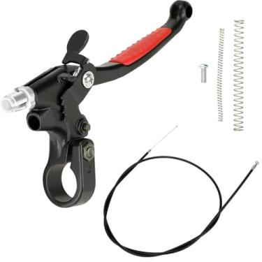 Imagem de YOXUFA Kit de mola de cabo de alavanca de embreagem de bicicleta motorizada para 49cc 50cc 66cc 80cc 100cc 2 tempos motor a gás peças de bicicleta motorizada motocicleta