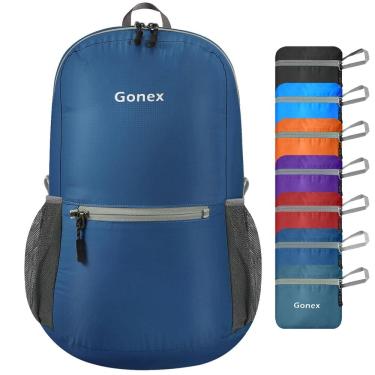 Imagem de Mochila Gonex Ultra Leve Embalável 20L (Azul Escuro)