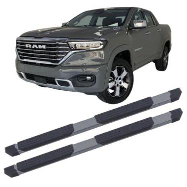 Imagem de Estribo Rampage 2023 2024 Tubular Extreme Cinza - C&K