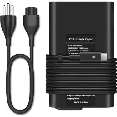 Imagem de 45W Adaptador de para computador portátil compatível com Dell Latitude 7390 2in1 7275 7370 5175 5285 5290-2in1,Dell XPS 13 9360 9365 9370 9333 9380 Inspiron 14 7437,04RYWW LA45NM150 0HDCY5