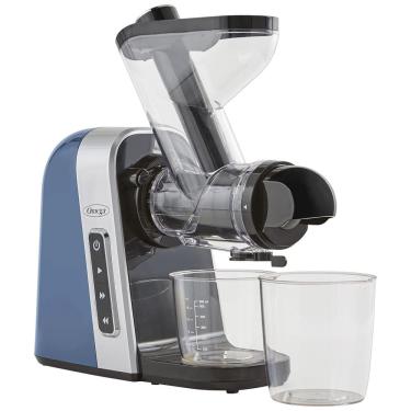 Imagem de MM400BL Espremedor Elétrico para Sucos com 2 Estágios de Extração, 200W, 110v, OMEGA MM400BL13, Azul