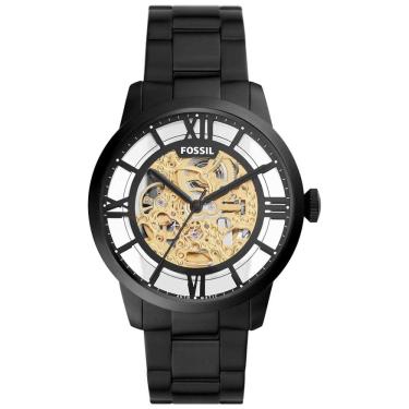 Imagem de Relógio Masculino de Quartzo Automático, com Pulseira de Aço Inoxidável, FOSSIL ME3197, Preto
