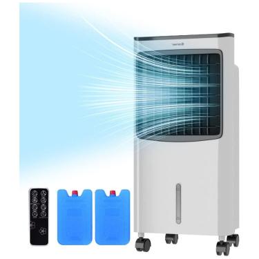 Imagem de Climatizador de Ar Toolsempire, 3 Velocidades, Tela LED, Controle Remoto, Branco 110V