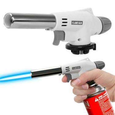 Imagem de Maçarico Gourmet Portátil Regulagem Chamas Precisão - Culinario