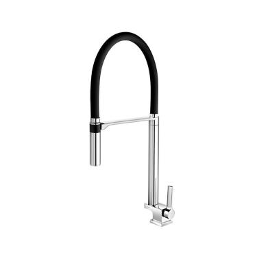 Imagem de Torneira de Mesa para Cozinha Doc preto/Cromado Docol