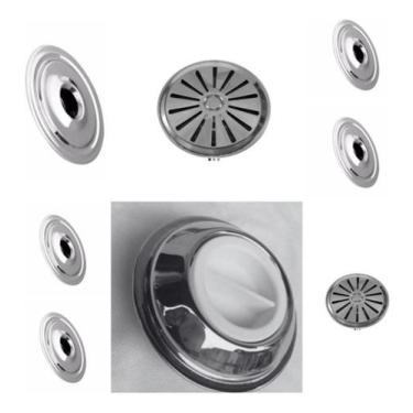 Imagem de Kit Ralo Dreno Fundo Inox +disp.inox Cano De 50mm - RR PISCINAS