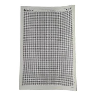 Imagem de Letratone Letraset Retícula  Adesiva Folha 25 X 38cm LT161