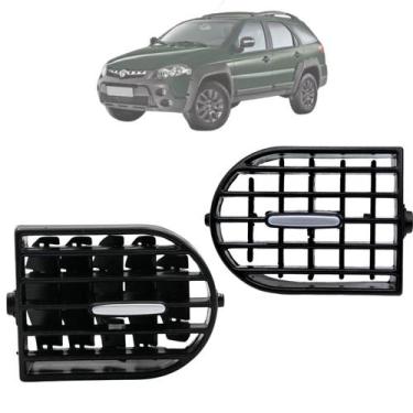 Imagem de 02 Difusor De Ar Palio ADV. 2013 Até 2020 Siena EL 2013 Até 2016 Strad