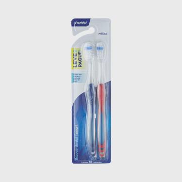 Imagem de Kit escova dental panvel smart media - 2 unidades