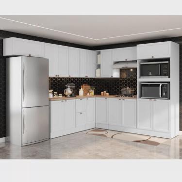 Imagem de Cozinha Completa 10 Peças 17 Portas 2 Gavetas com Torre Quente Unna Yescasa