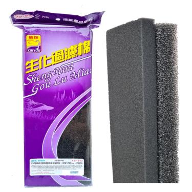 Imagem de Esponja p/ Filtragem Resistente Dupla XY1813 preta 32x12x4cm