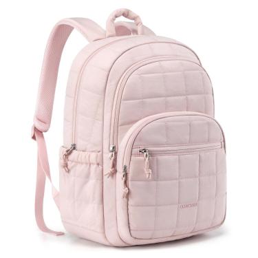 Imagem de Mochila BAGSMART College Laptop 15,6", resistente à água, rosa