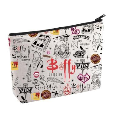 Imagem de KUIYAI Bolsa de ombro inspirada em mercadorias BTVS Buffy, a Caçadora de Vampiros, presente do programa de TV dos anos 90, presente da personagem Buffy Vampire, Buffymups