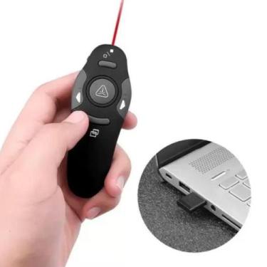 Imagem de Passador De Slides Wireless Apontador Para Slide Usb - Lasers E Cia
