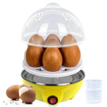 Imagem de Cozedor De Ovos Portátil Elétrico Cozinha A Vapor 110v - COZEDOR 7 OVO