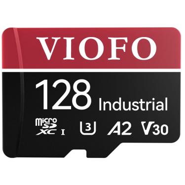 Imagem de Cartão microSD viofo 128GB Industrial Grade U3 A2 V30 com adaptador