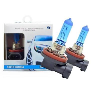 Imagem de Par Lâmpada Super Branca H8 12V 35W Par 8500K Tech One - Blue Lion