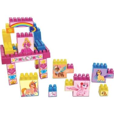 Imagem de Brinquedo para Montar Montando Meus Unicornios 48PCS - Lumo