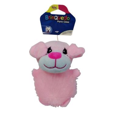 Imagem de Brinquedo Para Cachorro Pelúcia Pantera Cor De Rosa The Pets